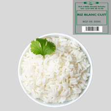 RIZ BLANC CUIT BQT 350G : CARTON DE 24