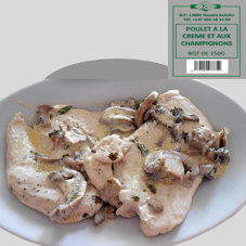 POULET A LA CREME BQT 150G : CARTON DE 36