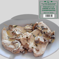 POULET A LA CREME BQT 850G : CARTON DE 16