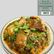 SAUCE GOMBO POULET BQT 250G : CARTON DE 24