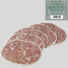MUSEAU DE PORC Ø = 45, TRANCHE 12G, SHT 60 : CARTON DE 10
