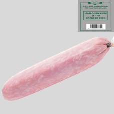 JAMBON DE PORC Ø = 45, BARRE DE 400G : CARTON DE 40