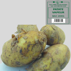 PATATE VAPEUR BQT 350G : CARTON DE 24