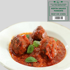 KEFTA PORC SAUCE TOMATE BQT 150G : CARTON 36