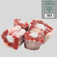QUEUE DE BŒUF SURGELEE : SACHET DE 1KG