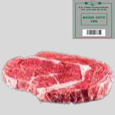 BASSE COTE DE BOEUF SURGELEE : SACHET DE 1 KG