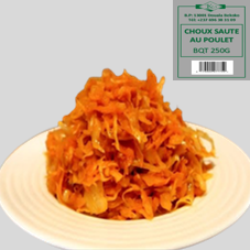 CHOUX SAUTE AU POULET BQT 250G : CARTON DE 24