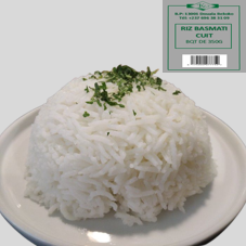 RIZ BASMATI CUIT BQT 350G : CARTON DE 24