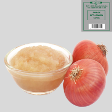 PUREE D'OIGNON SURGELEE : SACHET DE 250g