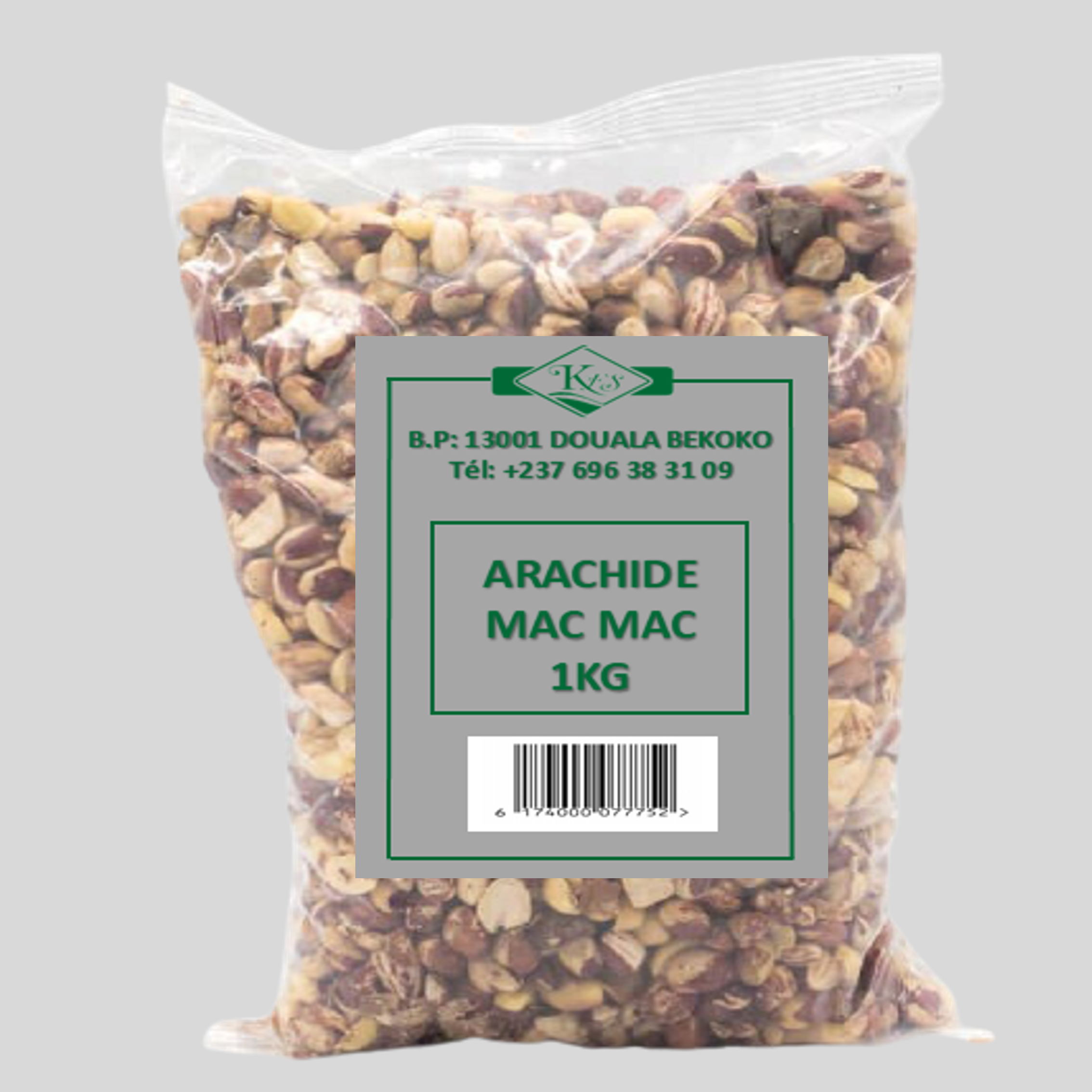 ARACHIDE MAC MAC SHT 1KG : CARTON DE 16