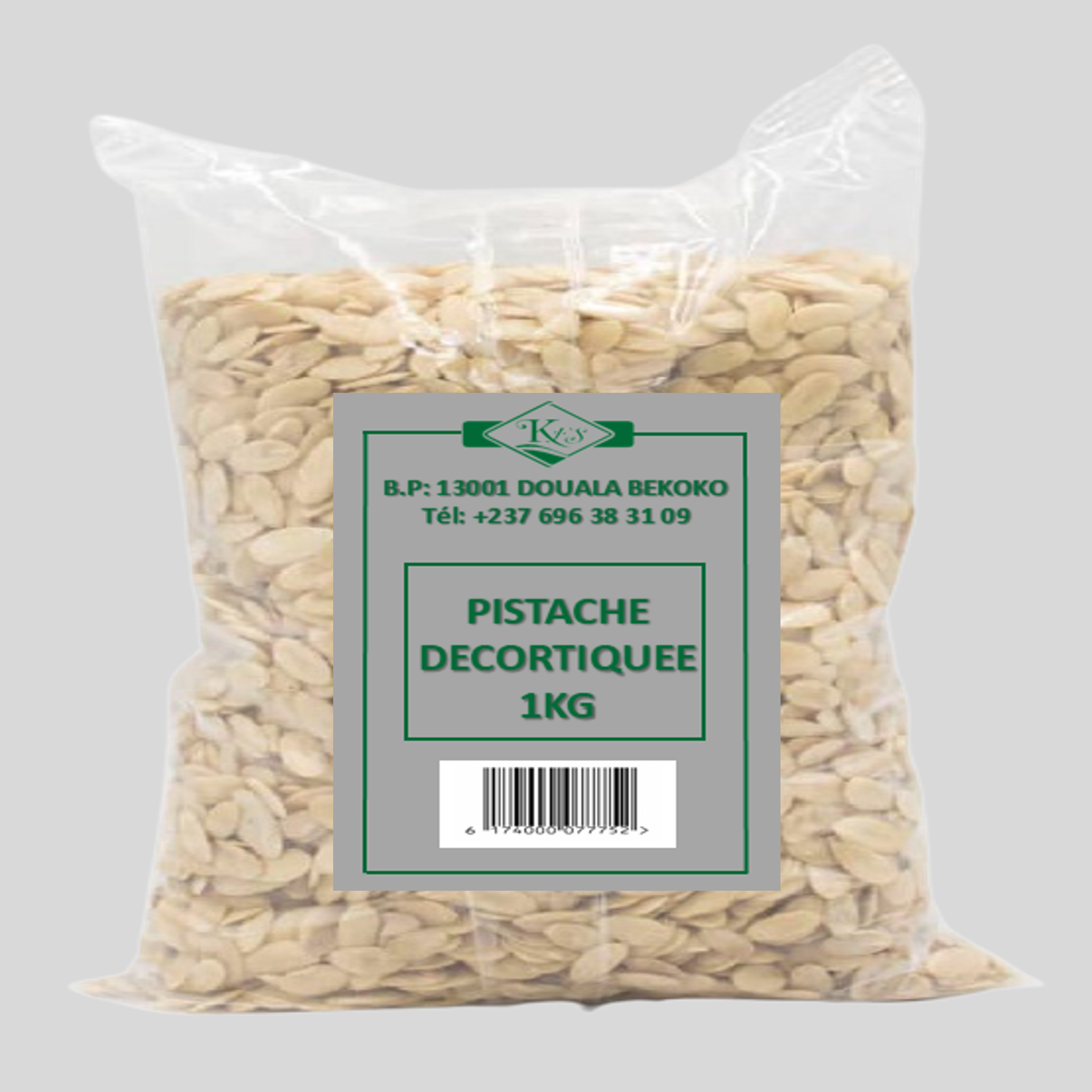PISTACHE DECORTIQUEE SHT 1KG : CARTON DE 16
