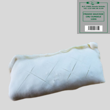 FRIAND SAUCISSE CRU SURGELE 120g : SACHET DE 25 PCES