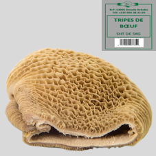 TRIPES DE BOEUF SURGELE : SACHET DE 5 KG