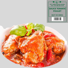 SAUCE TOMATE POULET BQT 800G : CARTON DE 18