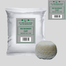 RIZ BASMATI CUIT SHT 1KG : CARTON DE 15