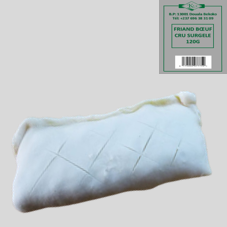 FRIAND BOEUF CRU SURGELE 120g : SACHET DE 25 PCES