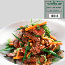 SAUTE DE BOEUF BQT 250G : CARTON DE 20
