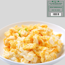 OEUF BROUILLE : BQT DE 300G