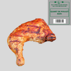 QUART DE POULET ROTI
